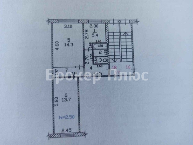 Продаю 2-к. квартиру, 44 м². Абакан, Итыгина, 3
