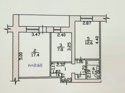2-комнатная квартира