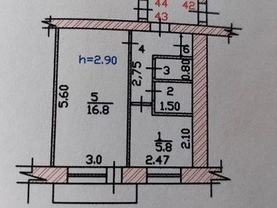 1-комнатная квартира