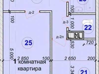 1-комнатная квартира