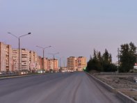Проезжая часть рядом с домом.